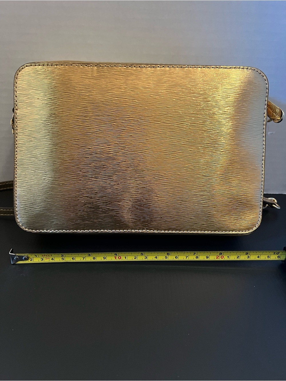 Michael Kors Metallic Gold Crossbody Bag - Picture 5 of 8
